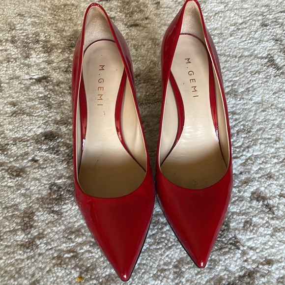 M. Gemi patent leather red heels 38 - Picture 2 of 6